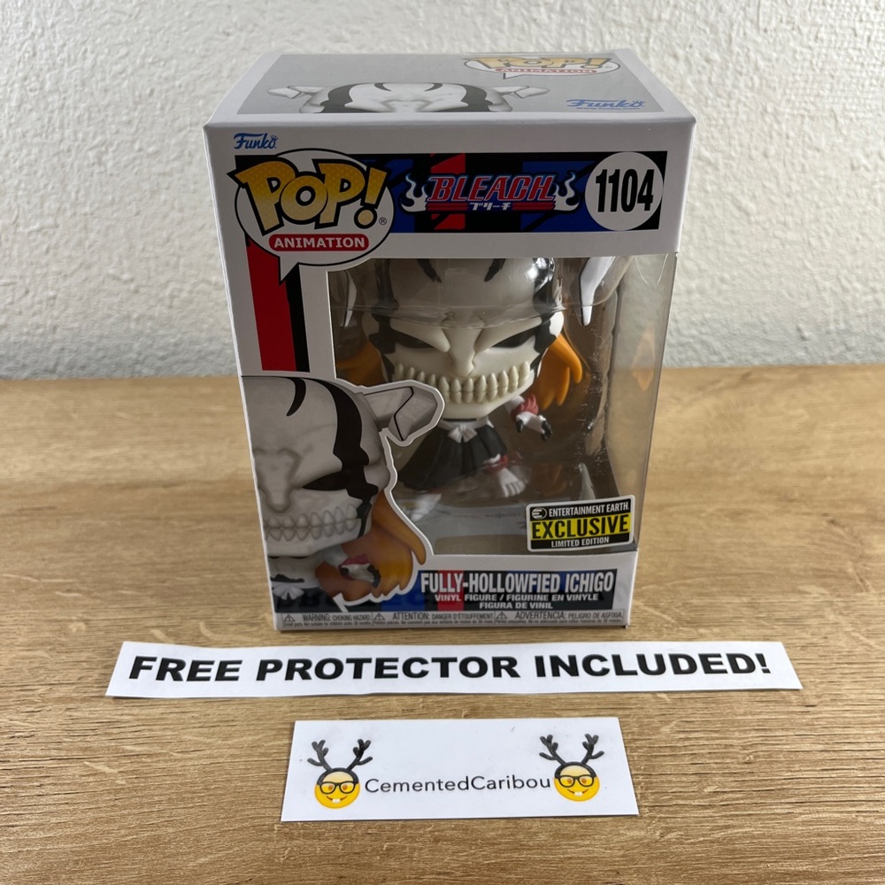 Fully-Hollowfied Ichigo Funko Pop #1104 Entertainment Earth Bleach NEAR MINT